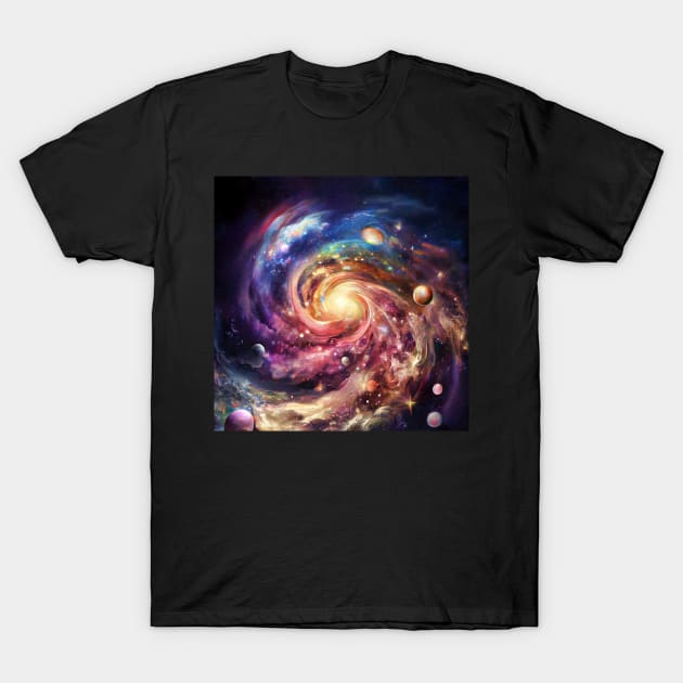 Universe T-Shirt by VISIONARTIST